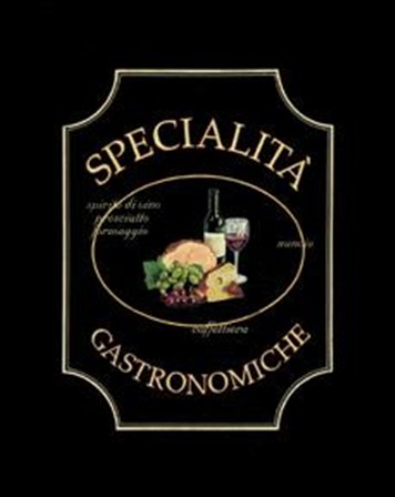 Specialita Gastronomiche by Catherine Jones art print