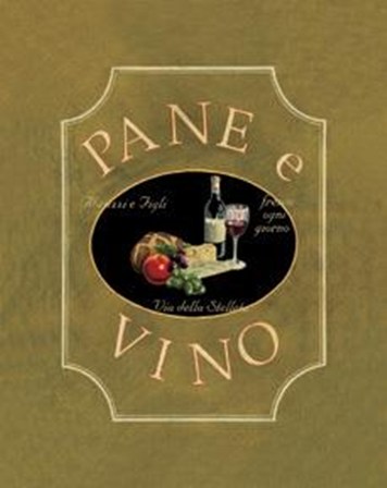 Pane E Vino by Catherine Jones art print