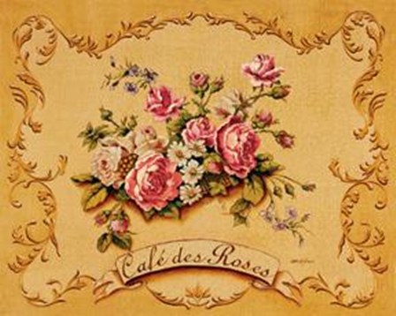 Cafe Des Roses - Mini by Catherine Jones art print