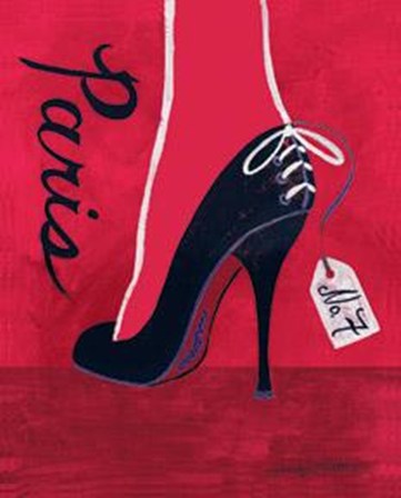 High Heels Paris by Jennifer Matla art print
