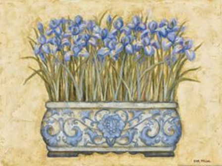 Blue Irises by Eva Misa art print