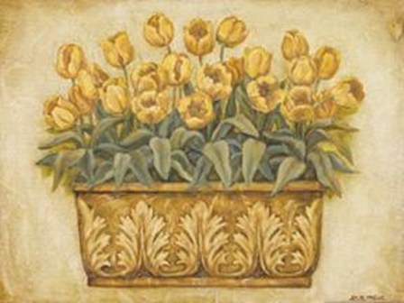 Yellow Tulips by Eva Misa art print