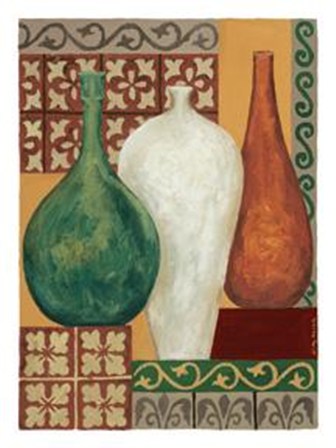 Vessels Tiles I by Eva Misa art print