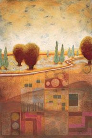 Quilted Landscape I by Susan Osborne art print