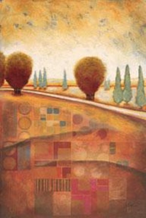 Quilted Landscape II by Susan Osborne art print