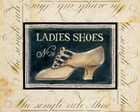 Ladies Shoes No 24 by Kimberly Poloson art print