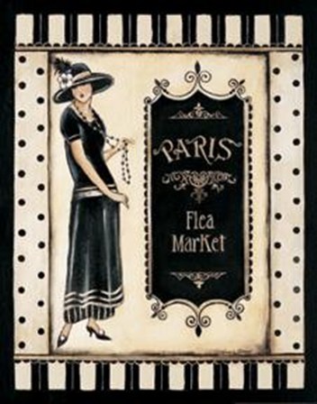 Paris Flea Market by Kimberly Poloson art print