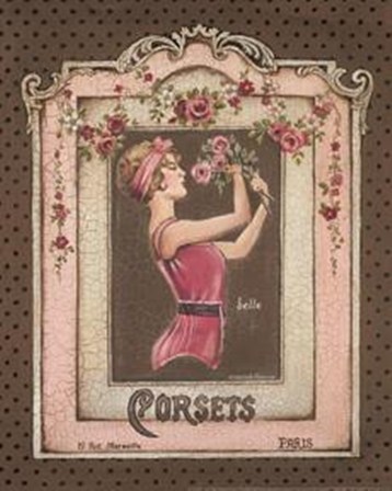 Corsets I - Mini by Kimberly Poloson art print