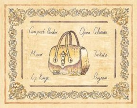 Opera Purse by Banafshe Schippel art print