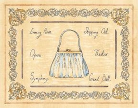 Evening Purse by Banafshe Schippel art print