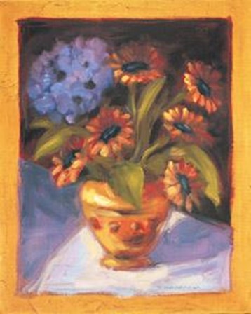 Hydrangea Daisy - Mini by Sarah Waldron art print