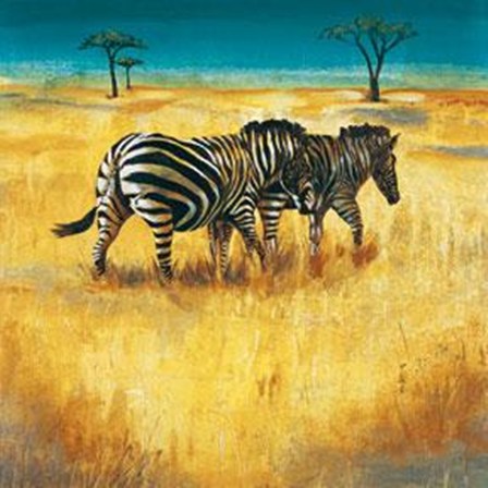 On The Plains II by Selina Werbelow art print