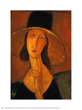 Jeanne Hebuterne With Hat art print