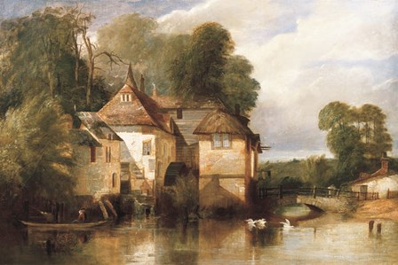 Arundel Mill by James Baker Pyne art print