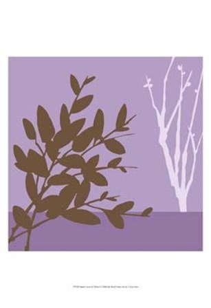 Metro Leaves In Violet I by June Erica Vess art print