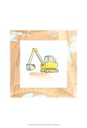 Charlie&#39;s Backhoe by Charles Swinford art print