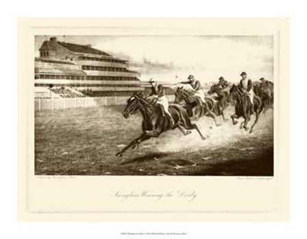 Winning The Derby by Charles Bird art print