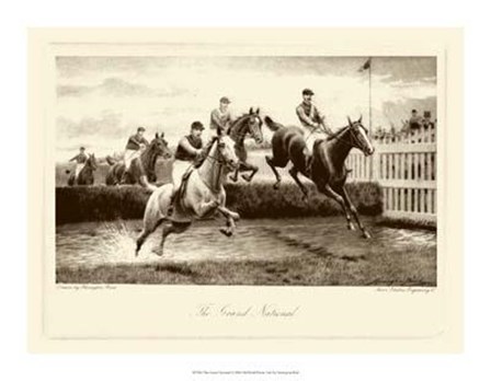 Grand National by Charles Bird art print