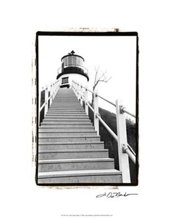 Owl&#39;s Head Light, Maine by Laura Denardo art print