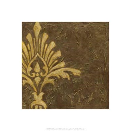 Gold Damask I by Chariklia Zarris art print