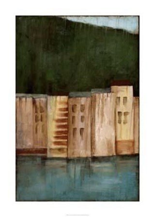 Coastal Villa II by Jennifer Goldberger art print