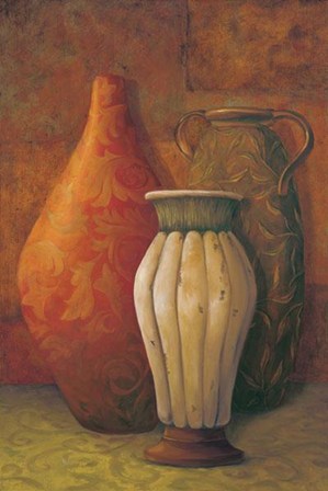 Exotic Vessels I by Jillian Jeffrey art print