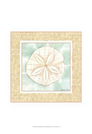 Ocean Sanddollar by Chariklia Zarris art print