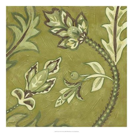 Pistachio Paisley I by Chariklia Zarris art print