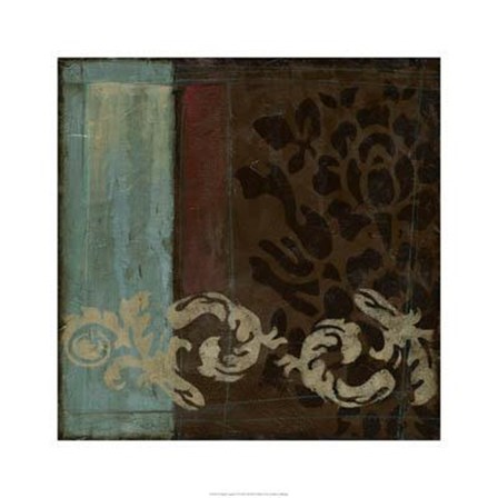 Damask Tapestry II by Jennifer Goldberger art print