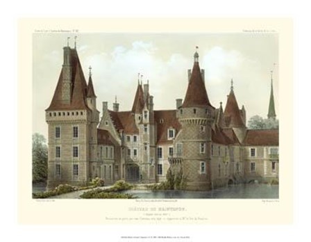 Petite French Chateaux IV by Victor Petit art print