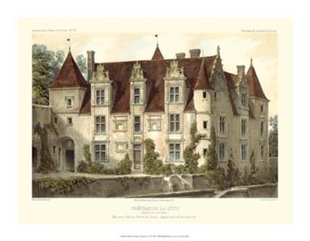 Petite French Chateaux VI by Victor Petit art print