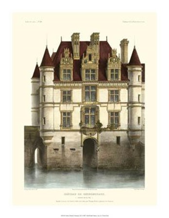 Petite French Chateaux IX by Victor Petit art print