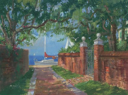 Harbor View by William Benecke art print