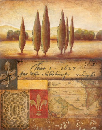 Renaissance Landscape I by Susan Osborne art print