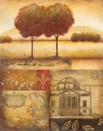 Renaissance Landscape II by Susan Osborne art print