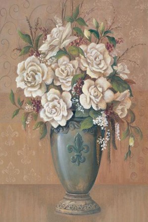 Courtly Roses I by Jillian Jeffrey art print