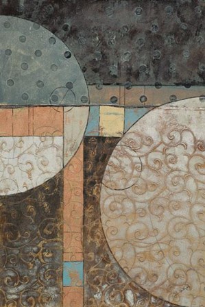 Geo Round Squared II by John Kime art print