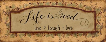 Life Is Good - Petite by Pamela Smith-Desgrosellier art print