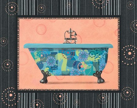 Retro Tub II by Pamela Smith-Desgrosellier art print