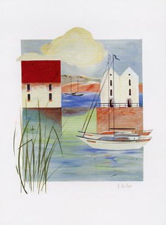 Village By The Bay III by Heinz Kirchner art print