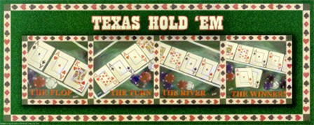 Texas Hold 'Em by Debbie DeWitt art print