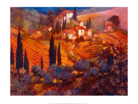 View from San Gimignano by Philip Craig art print