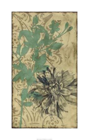 Tandem Blooms I by Jennifer Goldberger art print