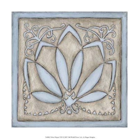 Silver Filigree VIII by Megan Meagher art print