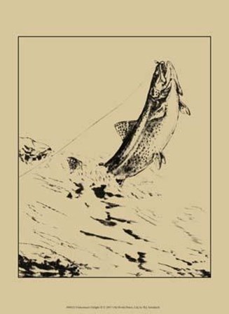 Fisherman&#39;s Delight II by William J. Schaldach art print