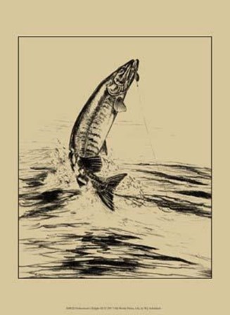 Fisherman&#39;s Delight III by William J. Schaldach art print