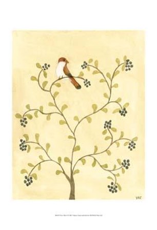 Berry Bird I by Virginia a. Roper art print