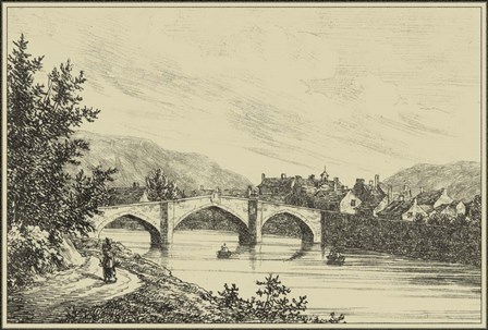 Idyllic Bridge I by I.G. Wood art print
