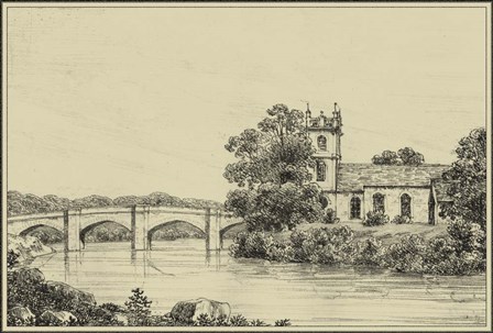 Idyllic Bridge IV by I.G. Wood art print