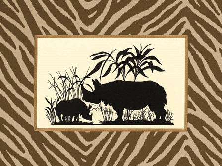 Serengeti Silhouette II by Sarah Elizabeth Chilton art print